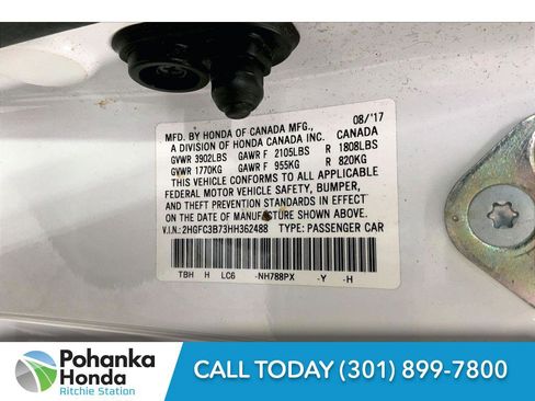 Used 2017 Honda Civic EX-L image 34