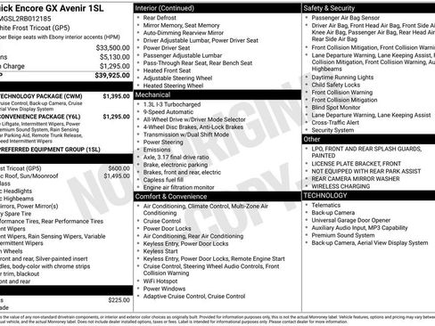 Used 2024 Buick Encore GX Avenir w/ Avenir Technology Package AWD/4WD image 5