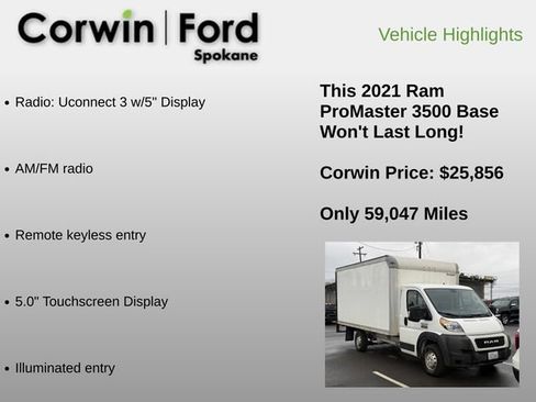 Used 2021 RAM ProMaster 3500 image 6
