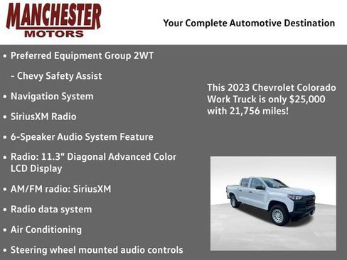 Used 2023 Chevrolet Colorado W/T image 2