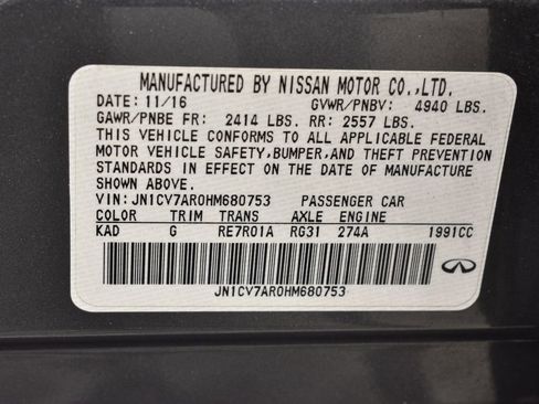 Used 2017 INFINITI Q50 2.0t w/ Moonroof Package image 40