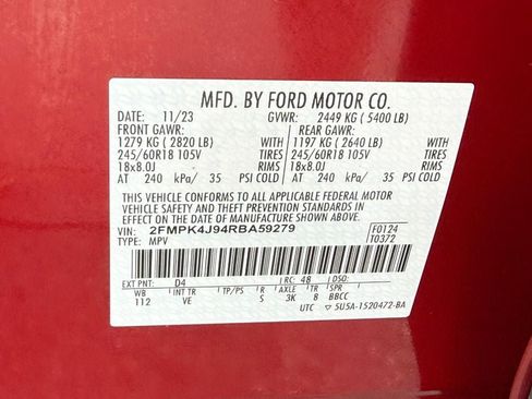 Certified 2024 Ford Edge SEL w/ Convenience Package AWD/4WD image 26