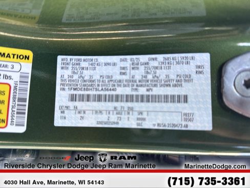 Used 2025 Ford Bronco Outer Banks image 14