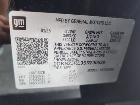 Certified 2025 GMC Yukon XL Denali w/ LPO, Floor Liner Package AWD/4WD image 34