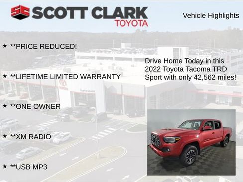 Used 2022 Toyota Tacoma TRD Sport w/ TRD Premium Sport Package AWD/4WD image 13