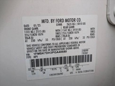 Used 2023 Ford Explorer XLT w/ Equipment Group 202A RWD image 20