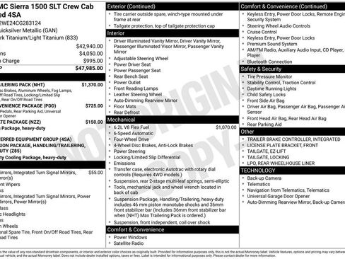 Used 2012 GMC Sierra 1500 SLT w/ Max Trailering Pack image 34