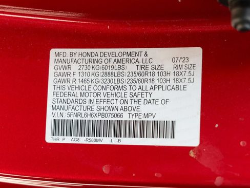 Used 2023 Honda Odyssey EX-L image 61