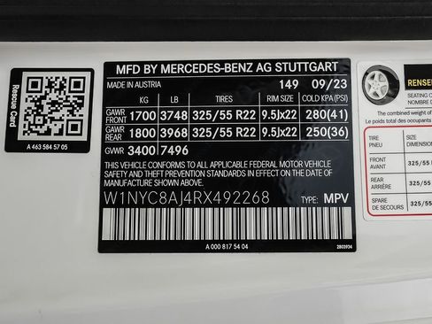 Used 2024 Mercedes-Benz G 63 AMG Squared image 73