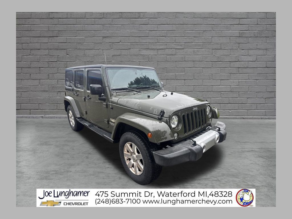 Used 2015 Jeep Wrangler Unlimited Sahara w/ Dual Top Group AWD/4WD 360° Tour