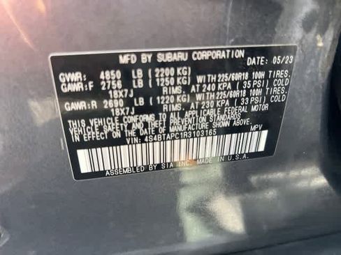 Certified 2024 Subaru Outback Touring AWD/4WD image 17
