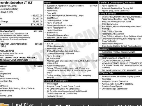 New 2026 Chevrolet Suburban LT w/ Comfort Package image 7