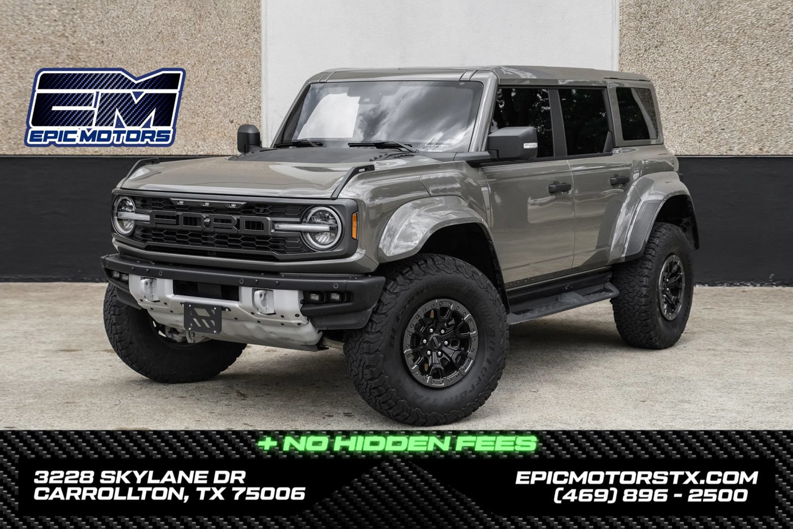 Used 2025 Ford Bronco Raptor w/ Interior Carbon Fiber Pack AWD/4WD image 1