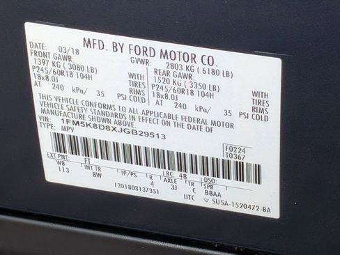 Used 2018 Ford Explorer XLT w/ Equipment Group 202A image 33