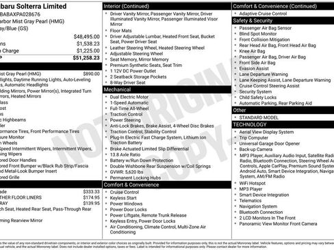 Certified 2023 Subaru Solterra AWD image 24