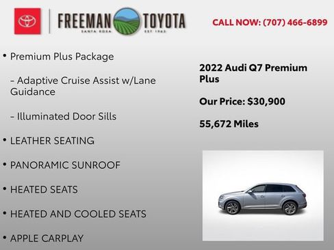 Used 2022 Audi Q7 3.0T Premium Plus w/ Premium Plus Package AWD/4WD image 10