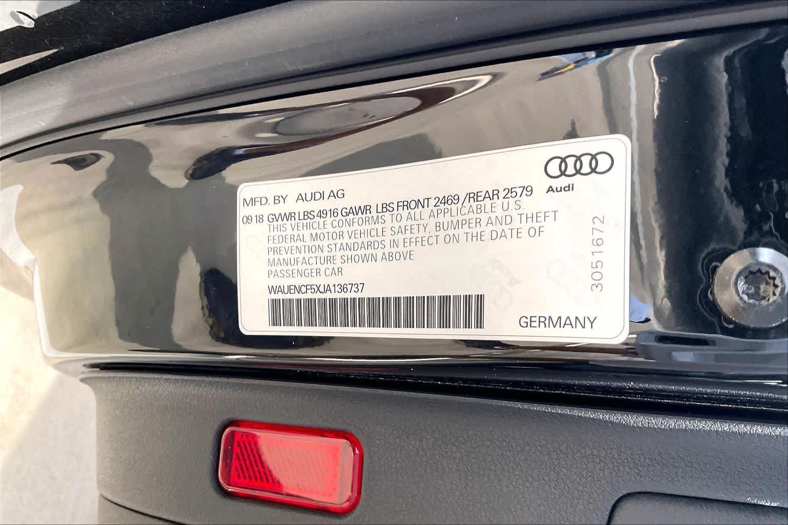 Used 2018 Audi A5 2.0T Premium Plus w/ Premium Plus AWD/4WD image 35