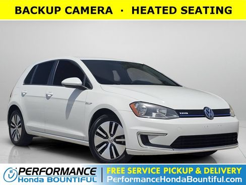 Used 2016 Volkswagen e-Golf SE w/ DC Fast Charging Package FWD image 1