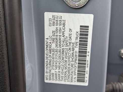 Used 2023 Honda Ridgeline RTL-E image 18