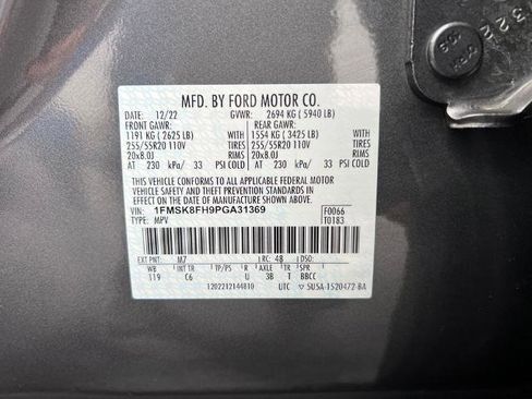 Certified 2023 Ford Explorer Limited w/ Limited Technology Package image 32