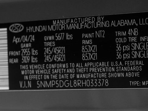 Used 2024 Hyundai Santa Fe Calligraphy AWD/4WD image 57