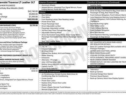 Used 2023 Chevrolet Traverse LT w/ LT Premium Package