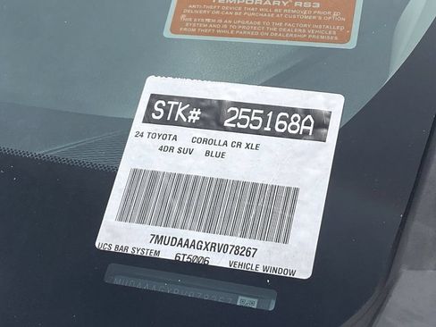 Certified 2024 Toyota Corolla Cross XLE w/ Convenience Package FWD image 37