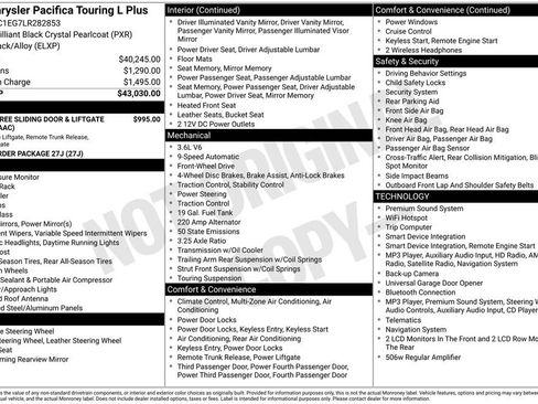 Used 2020 Chrysler Pacifica Touring-L Plus FWD image 3