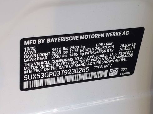 Used 2026 BMW X3 xDrive30i w/ Convenience Package AWD/4WD image 38