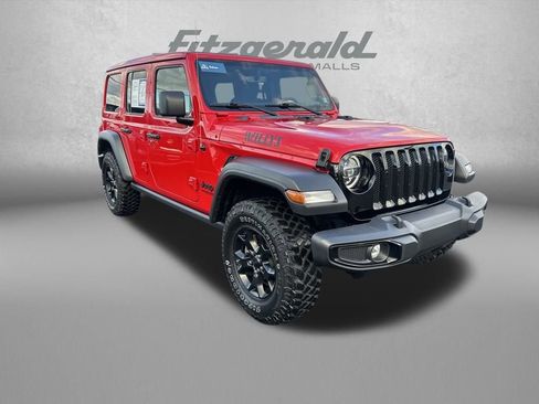 Used 2022 Jeep Wrangler Unlimited Willys image 1