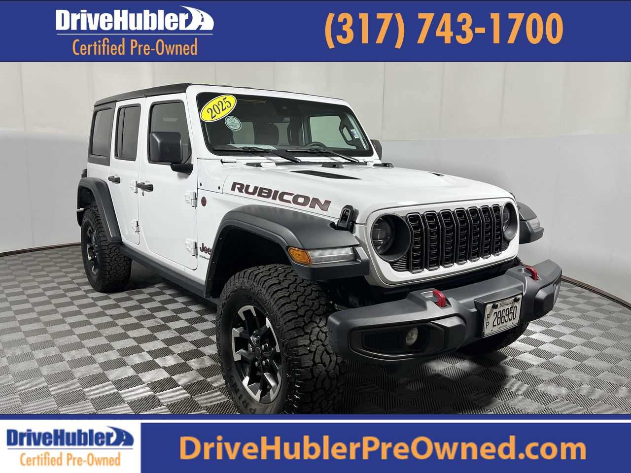 Used 2025 Jeep Wrangler Unlimited Rubicon AWD/4WD image 1