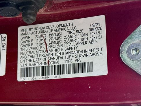 Used 2022 Honda CR-V Touring image 32