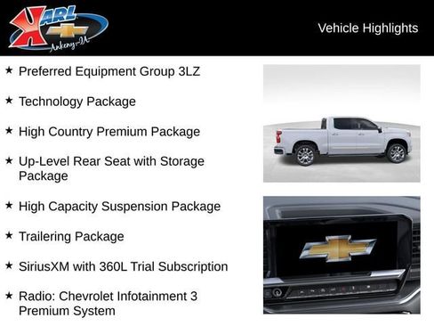 New 2026 Chevrolet Silverado 1500 High Country w/ High Country Premium Package AWD/4WD image 3