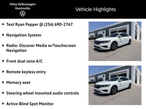 Used 2020 Volkswagen Passat 2.0T SEL FWD image 6