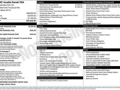 Used 2020 GMC Acadia Denali w/ Technology Package image 6