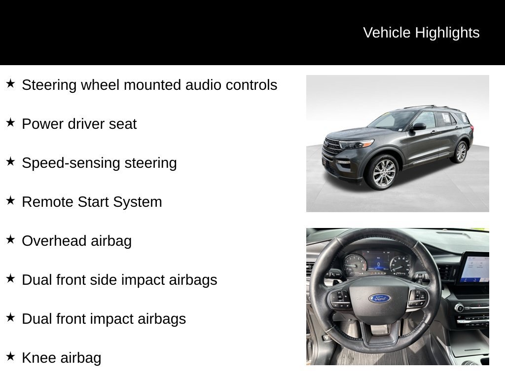 Used 2020 Ford Explorer XLT w/ Equipment Group 202A AWD/4WD image 17