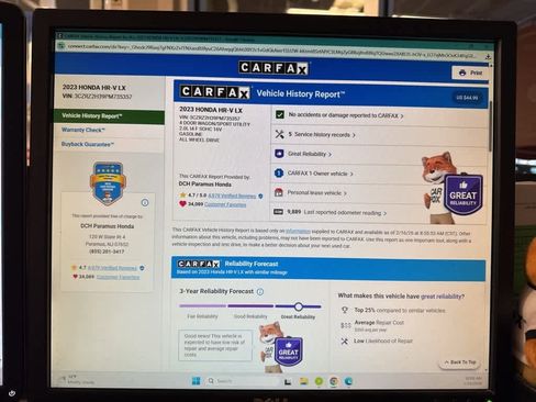 Used 2023 Honda HR-V LX image 21