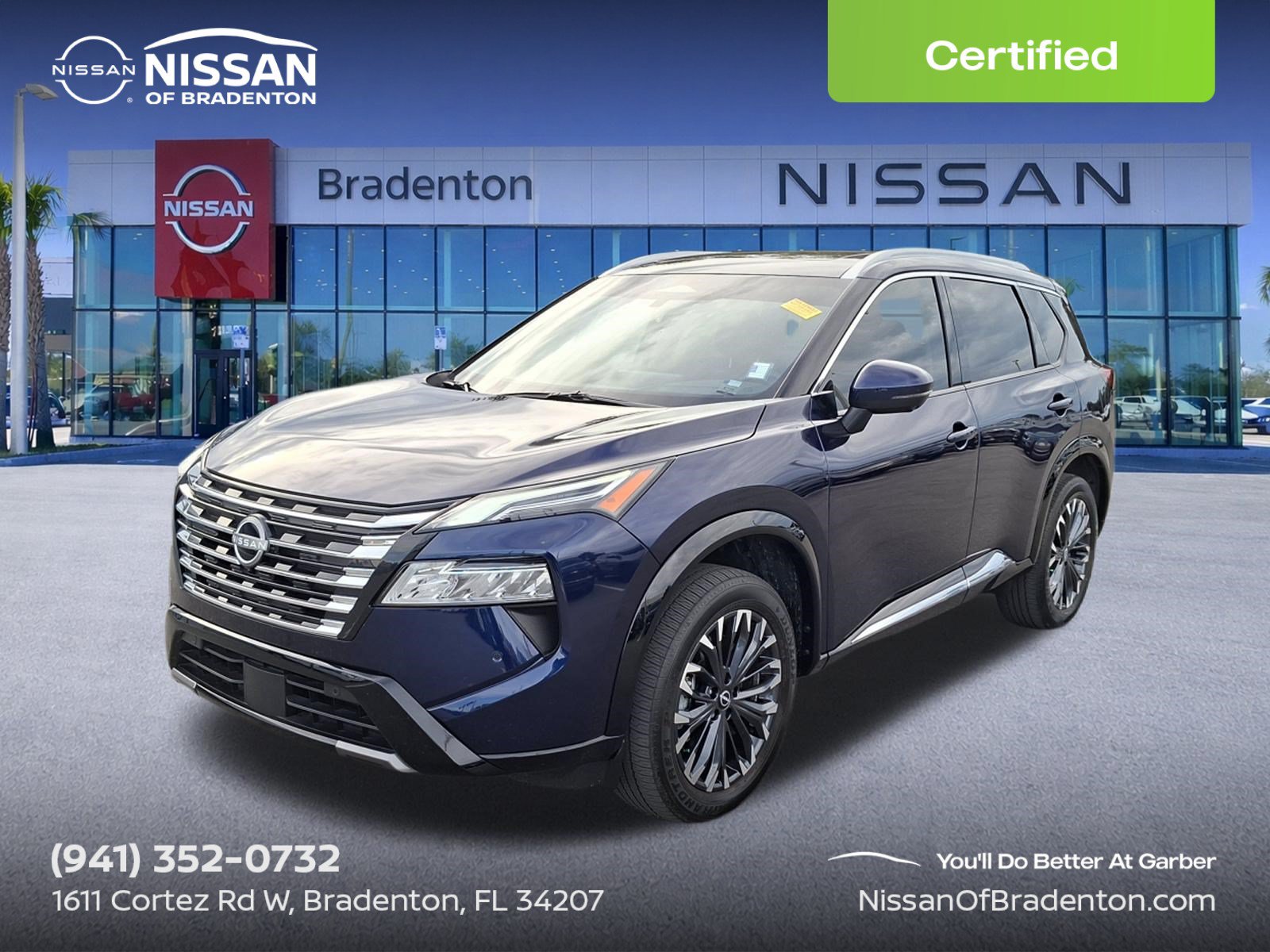 Certified 2025 Nissan Rogue Platinum w/ Tech Package FWD image 1