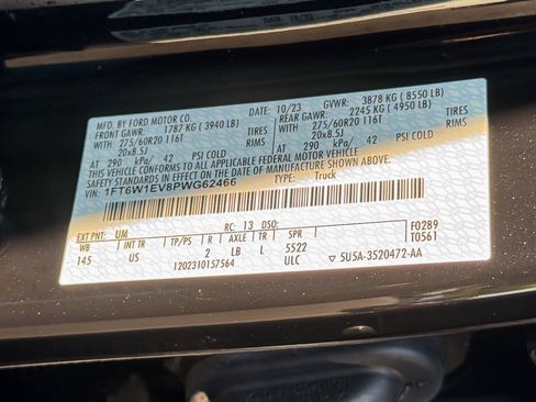 Used 2023 Ford F150 Lightning XLT w/ Equipment Group 312A High AWD/4WD image 25