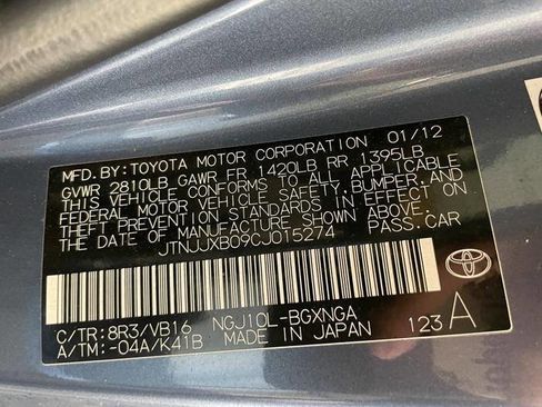 Used 2012 Scion iQ w/ Rear Speaker Pkg image 39