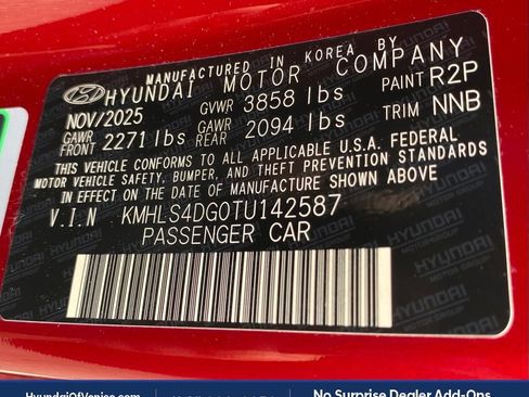 Certified 2026 Hyundai Elantra SEL Sport Premium FWD image 23