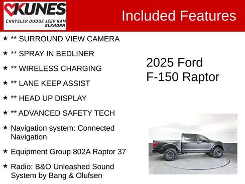 Used 2025 Ford F150 Raptor image 3