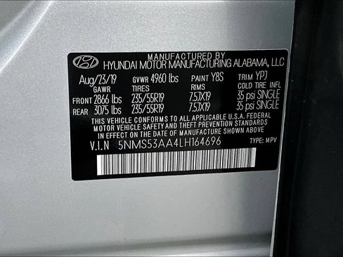Used 2020 Hyundai Santa Fe Limited FWD image 19