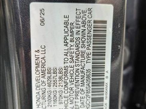 Certified 2025 Honda Accord Touring image 17