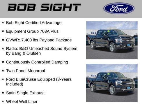 Used 2024 Ford F150 Platinum w/ Equipment Group 703A Plus AWD/4WD image 3