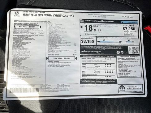 New 2026 RAM 1500 Big Horn image 16