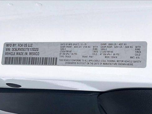 New 2026 RAM ProMaster 2500 w/ Upfitter's Prep Package image 12