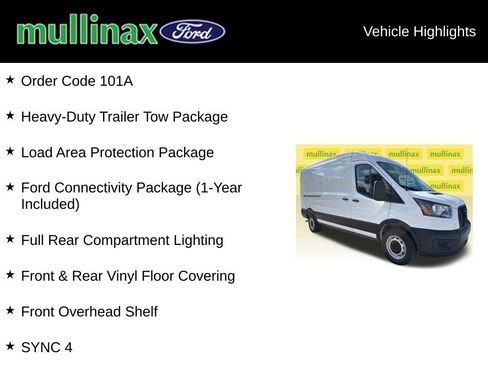 New 2026 Ford Transit 250 148 Medium Roof w/ Load Area Protection Package image 15