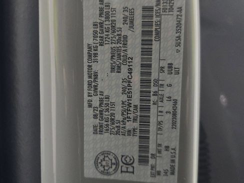 Used 2023 Ford F150 Lariat w/ Equipment Group 502A High image 19