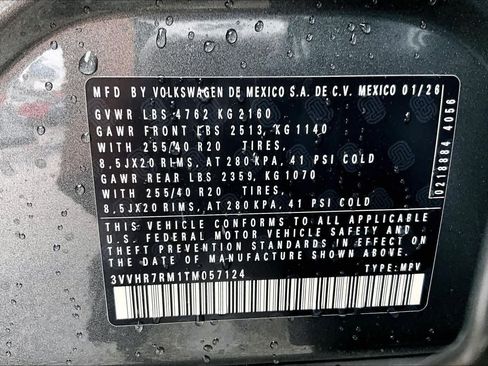 New 2026 Volkswagen Tiguan SE R-Line FWD image 18